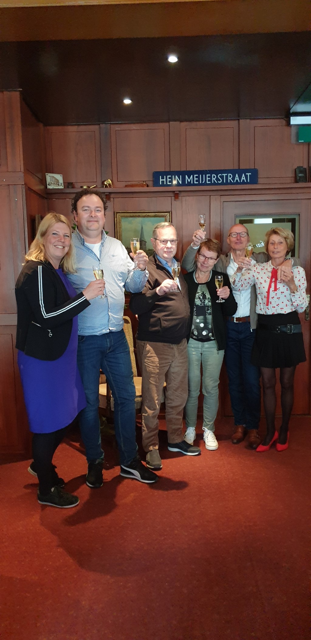 Vlnr. Mariël en Barry Reijrink, Gerard en Annemarie Jongerius, Hein en Wiljo Nijenhuis. Foto: PR