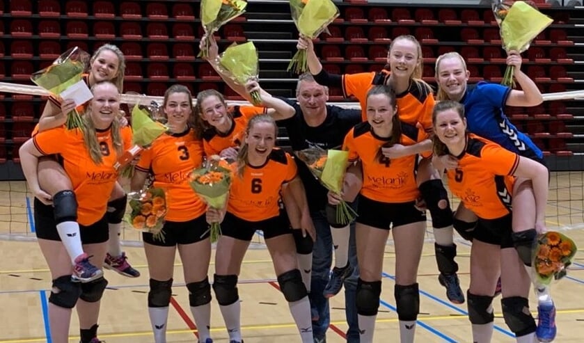 Het kampioensteam van Tornax 1 dames. Foto: PR.