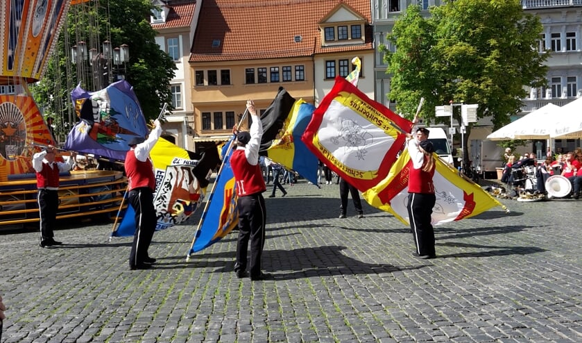 De vendeliers van Switbertus in Gotha (voormalig Oost-Duitsland). Foto: Bennie Heutinck