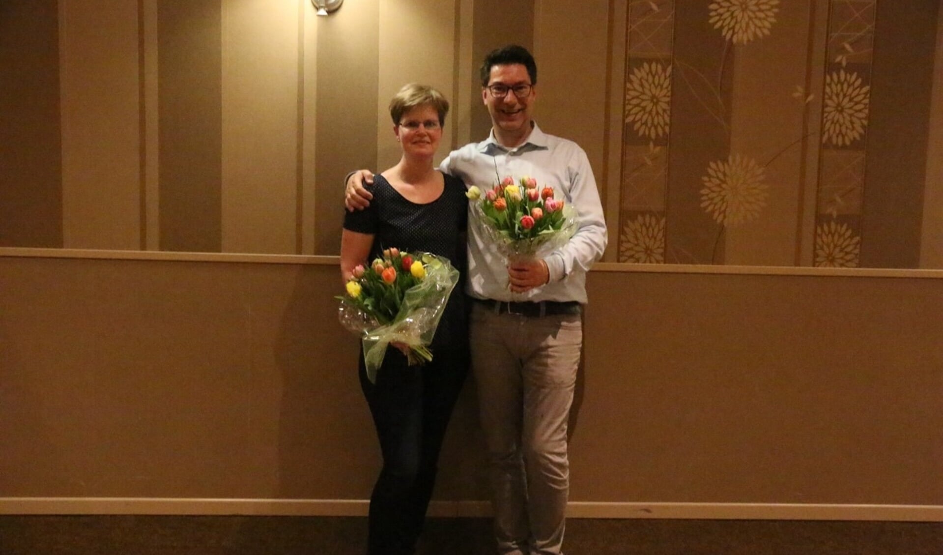 Carla Bon en René Raaben zijn de kegelkampioenen 2019 van de BKF. Foto: PR