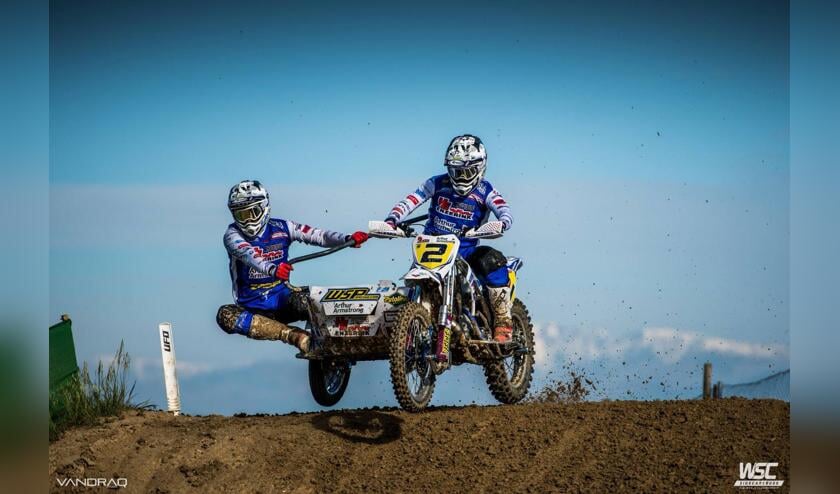 Koen Hermans en Nicolas Musset op weg naar hun 2e GP-zege. Foto: WSC