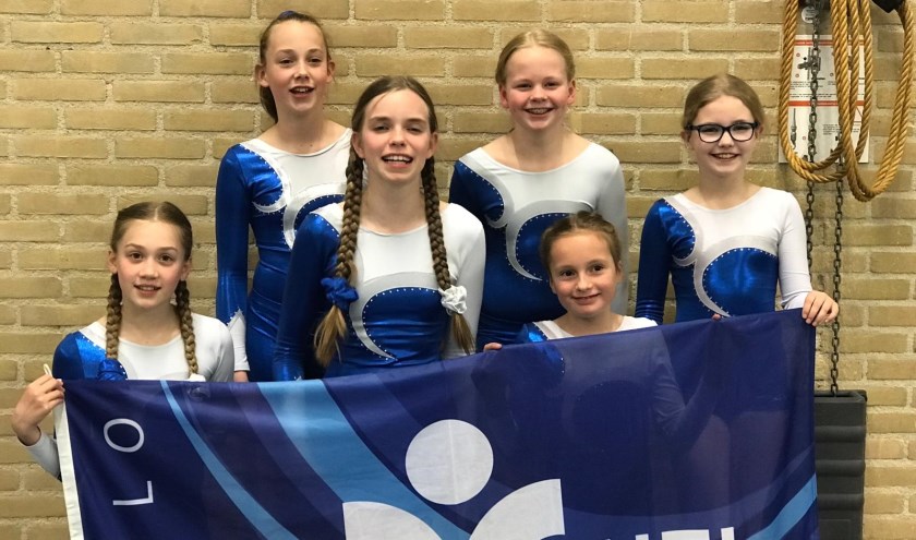 De jeugdige springers van Rap en Snel. Foto: PR