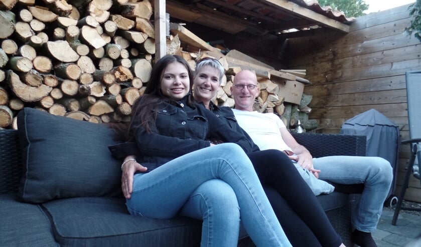 Jan en Saskia met dochter Noëlle (l). Foto: Mirjam van Biemen
