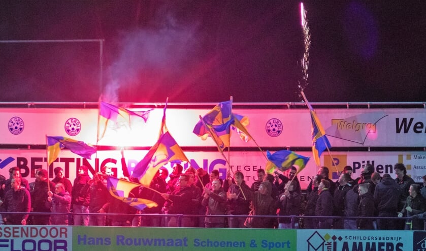 Een sfeerbeeld van de wedstrijd Grol - VIOS in december 2018. Foto: Marcel Houwer