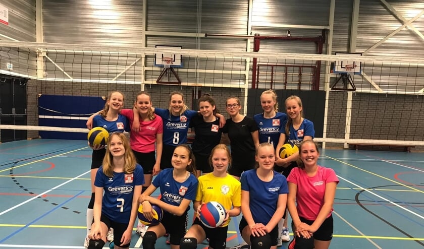 Volley Chicks lopen mee in SamenLoop voor Hoop. Foto: eigen foto