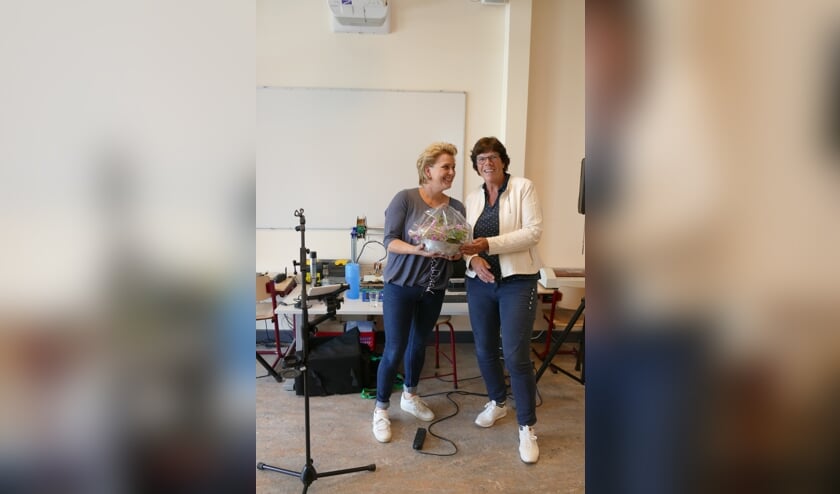 Rita Oldenhave (links) en Jannie Rexwinkel. Foto: Leo van Dam