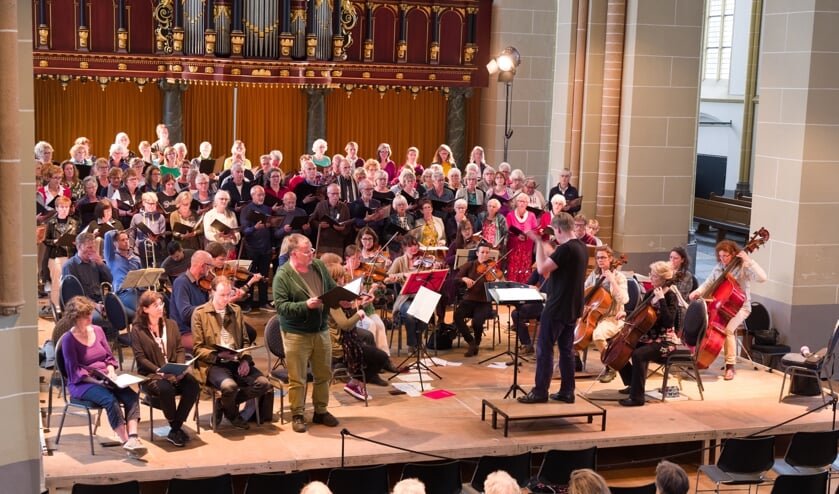 Een van de repetities voorafgaand aan het evenement. Foto: PR