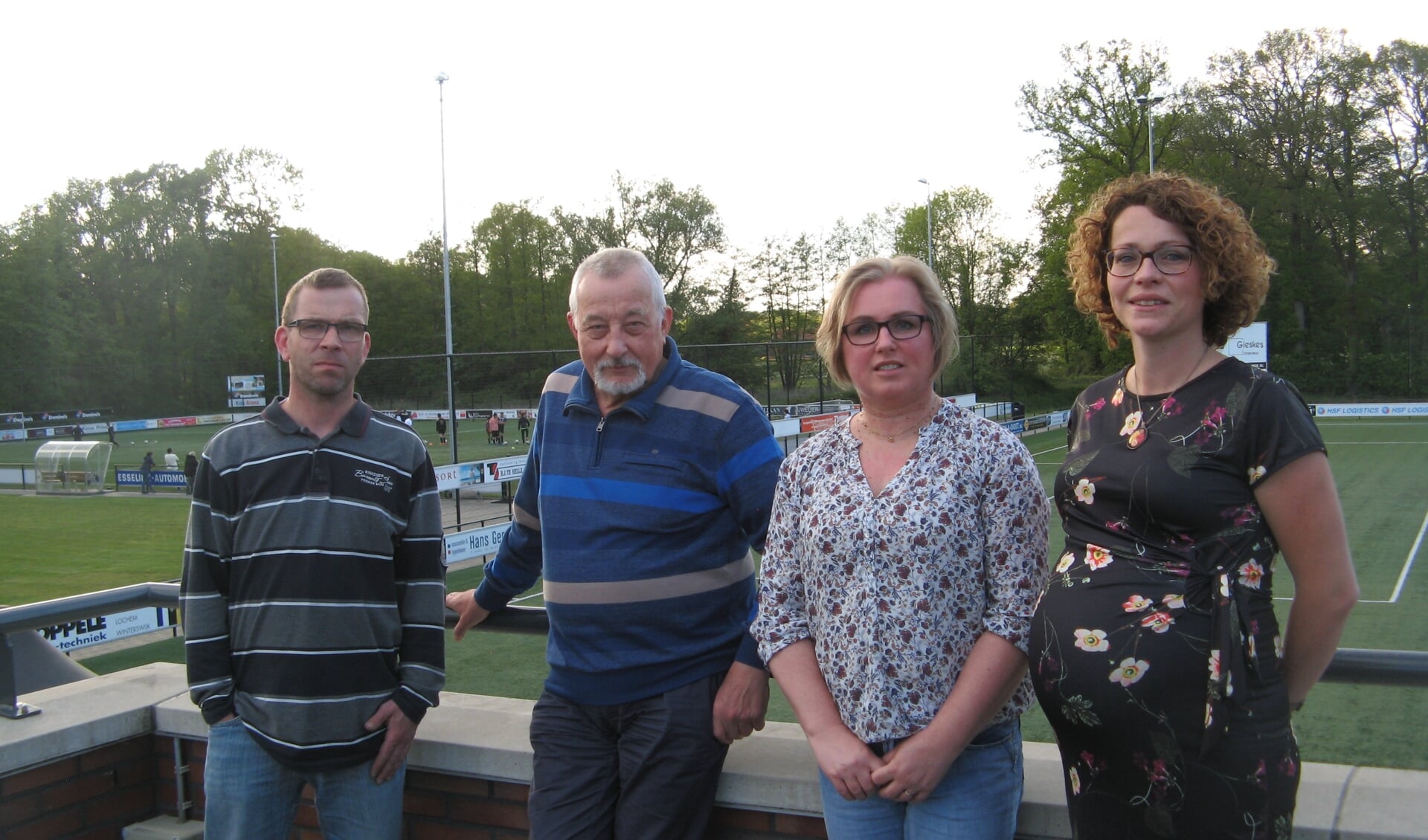 Van links naar rechts: Frank Korten, Jan Elferink, Rianne Huiskamp en Anke te Selle. Foto: Bart Kraan