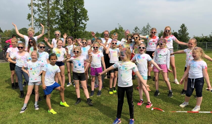 Volleybalvereniging DVO had 37 jeugdleden op kamp mee. Foto: PR