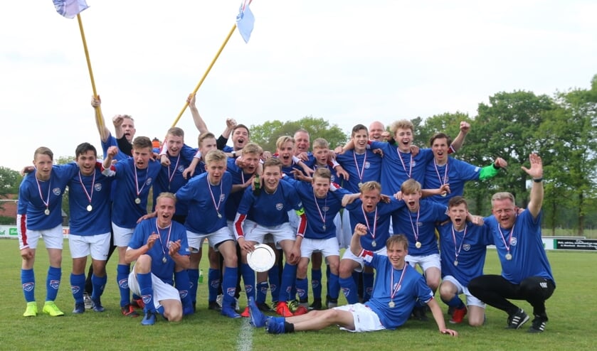Het kampioensteam van DEO, JO17. Foto: Jaime Lebbink