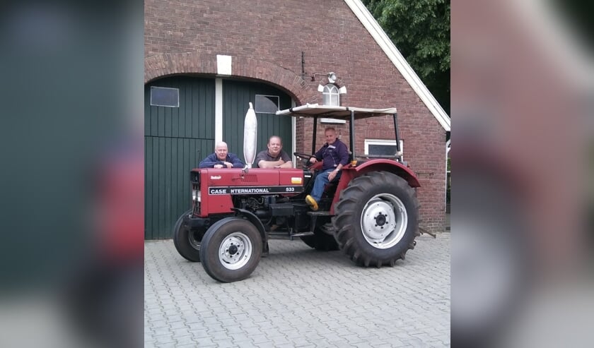 De organisatoren van de toerrit met oude tractoren. Foto: PR