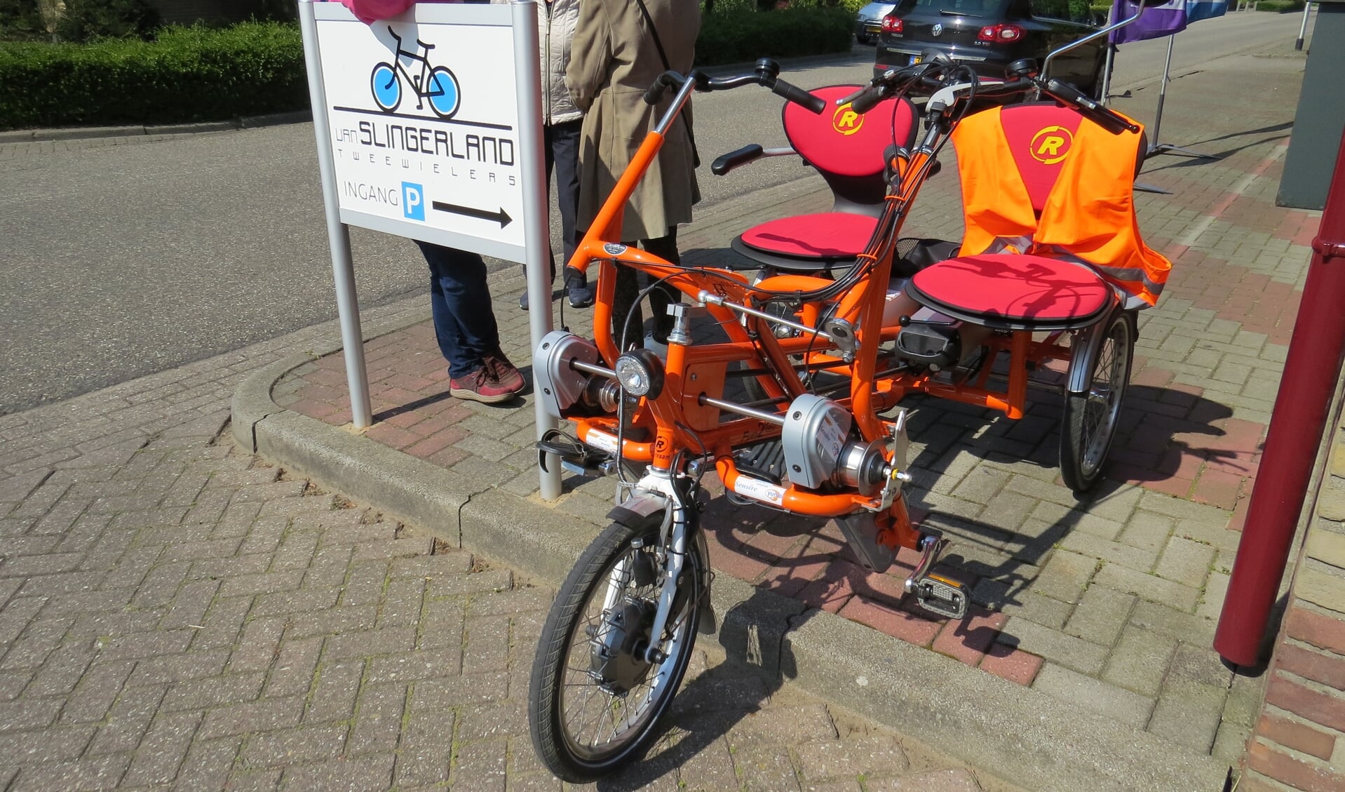 KBO Keijenborg kan voor een fietsmaatje zorgen om met de elektrische duofiets op pad te gaan. Foto: Fons Stapelbroek
