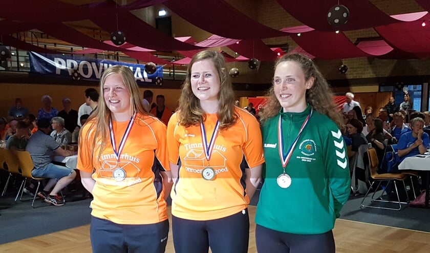 Winnares Suzan Zieverink (midden) van KV 't Broek uit Ruurlo. Foto: PR.