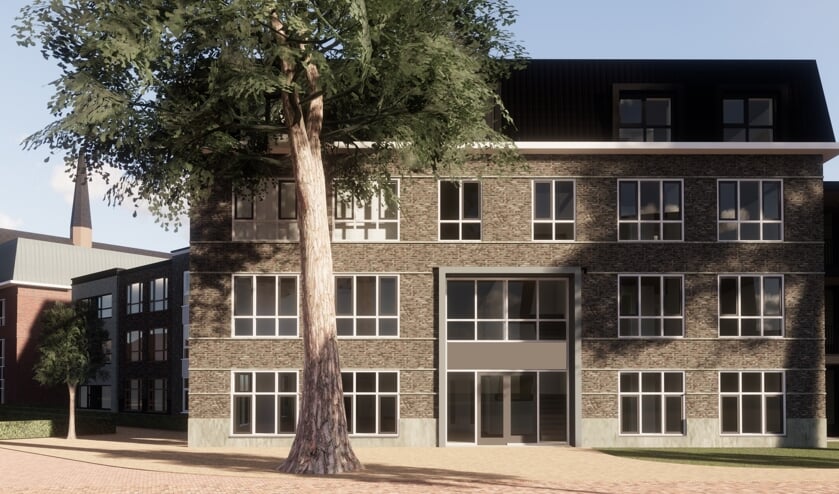 Artist impression van de nieuwbouw.
