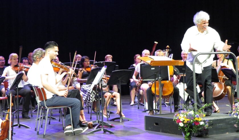 Plezier bij het eerste concert van het Leerorkest. Foto: Josée Gruwel