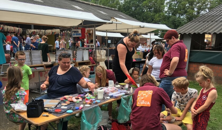 Ook kindervermaak op de Streekproductenmarkt. Foto: Barbara Pavinati