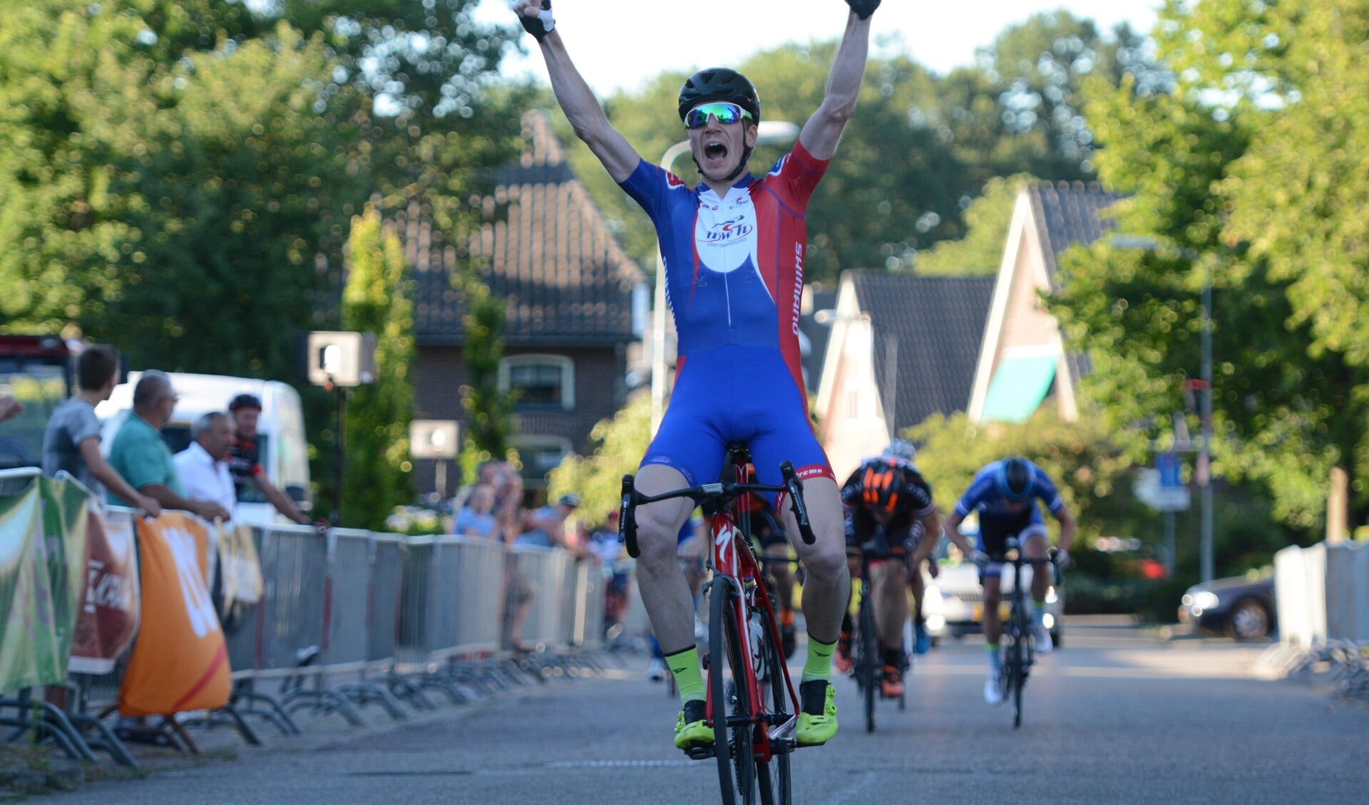Gerard Haasjes, winnaar Van Raam Ronde van Varsseveld 2018. Foto Bob te Lindert