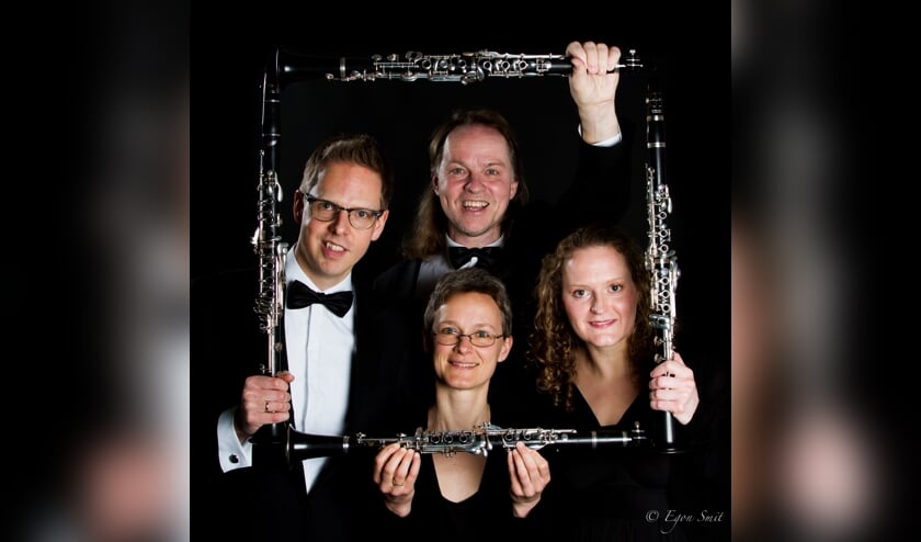 Het Kurios Klarinetkwartet. Foto: PR