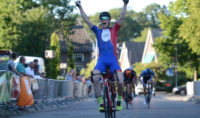 Gerard Haasjes, winnaar Van Raam Ronde van Varsseveld 2018. Foto Bob te Lindert