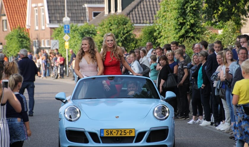Aankomst in stijl.