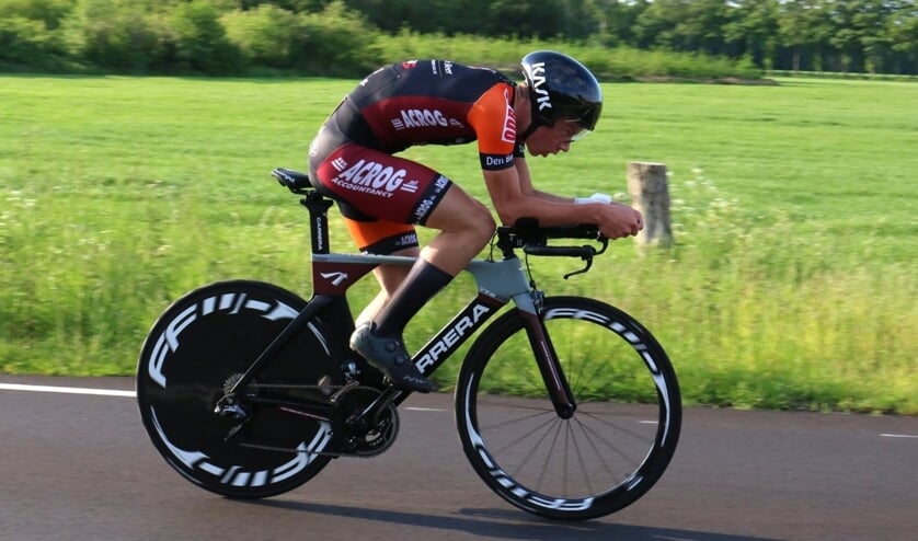 Pepijn Reinderink in actie tijdens het NK. Foto: PR.
