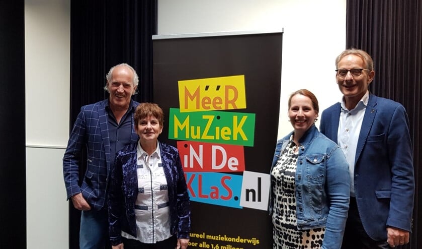De kartrekkers van Meer Muziek in de Klas. Foto: PR