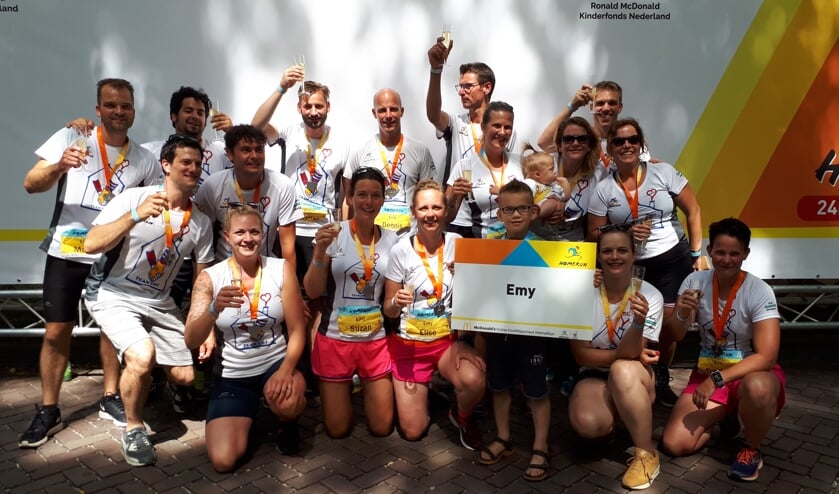 Team Emy na de finish. Foto: PR