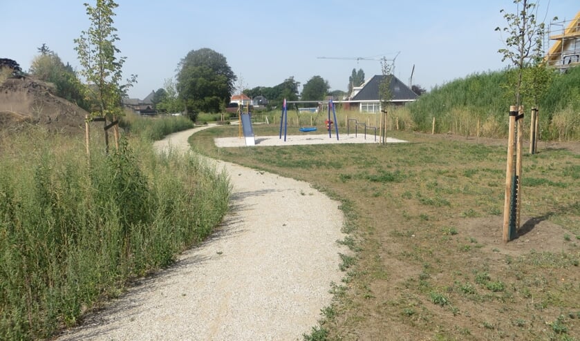 Pad en parkje bij de oude knopenfabriek krijgen "straatnamen". Foto: Bernhard Harfsterkamp