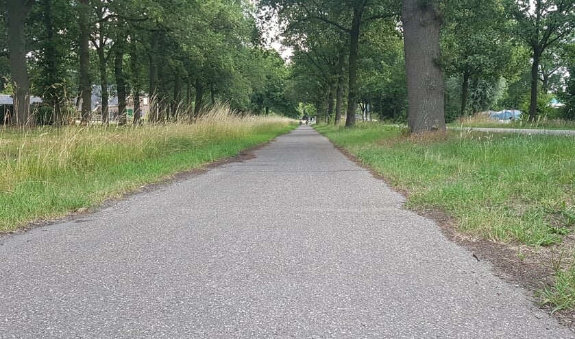 Het fietspad langs de Lievelderweg krijgt een opknapbeurt. Foto: Kyra Broshuis