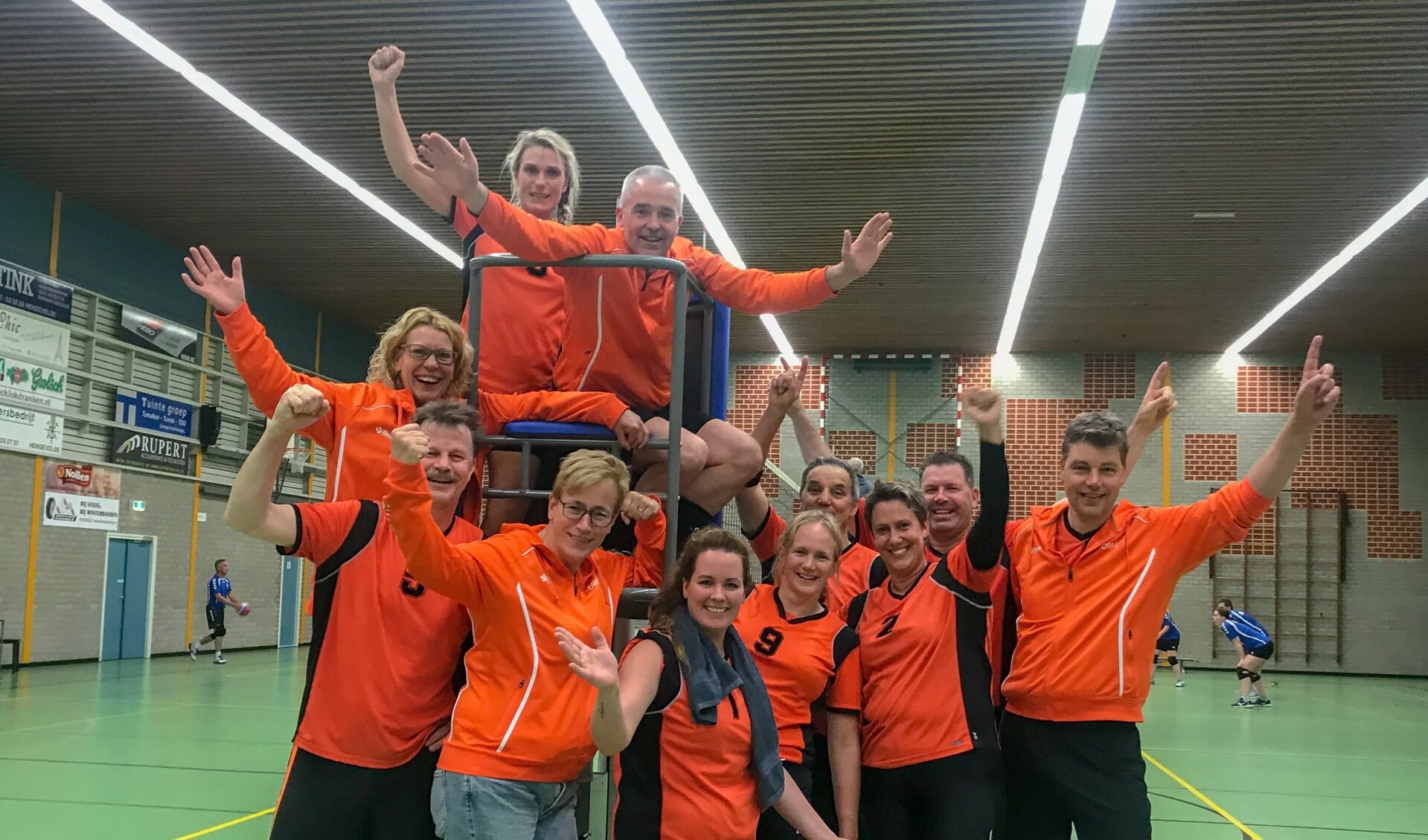 Het recreantenteam van Tornax dat zaterdag aan het NK in Utrecht deelneemt. Foto: PR. 