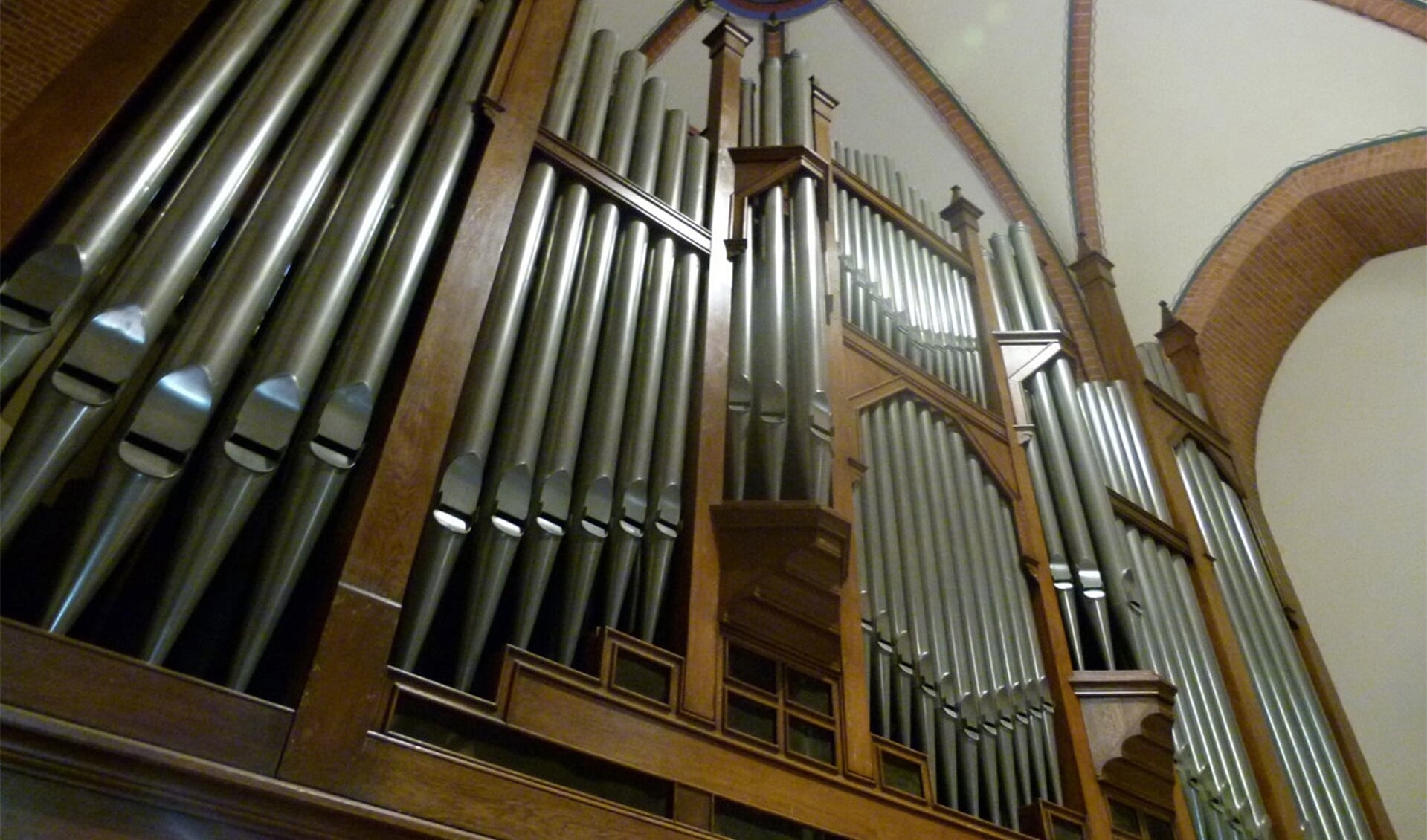 Front van het orgel in de Calixtuskerk. Foto: E. van Manen