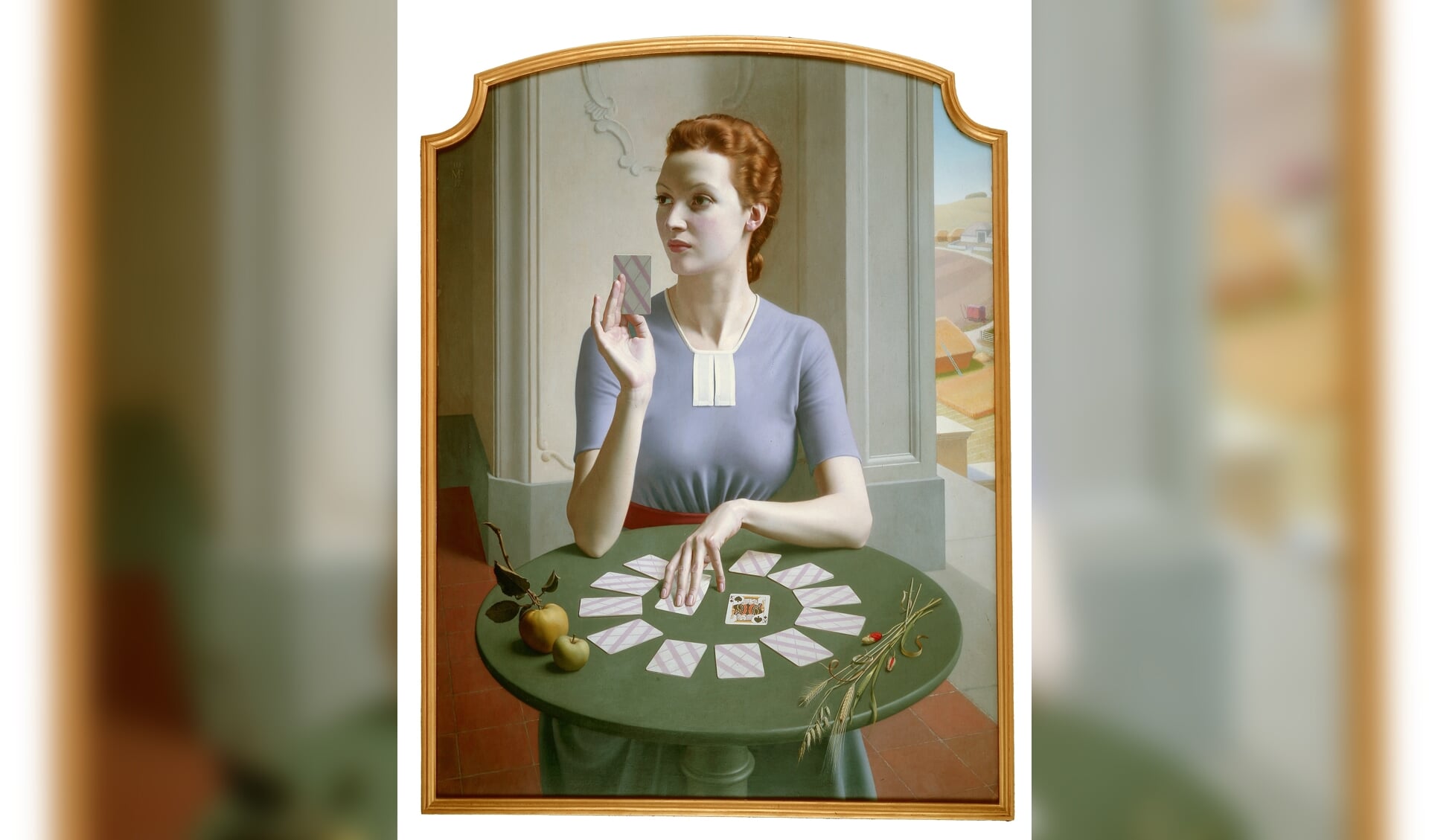 Meredith Frampton, A Game of Patience, 1937, Ferens Art Gallery: Hull Museums. Foto: Estate of Meredith Frampton