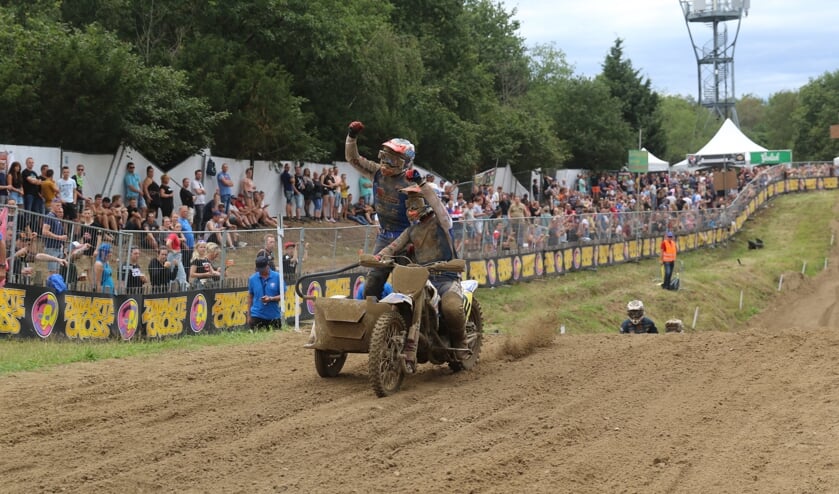 Hermans/Musset Nederlands kampioen zijspancross 2019. Foto: Albert Schreuder