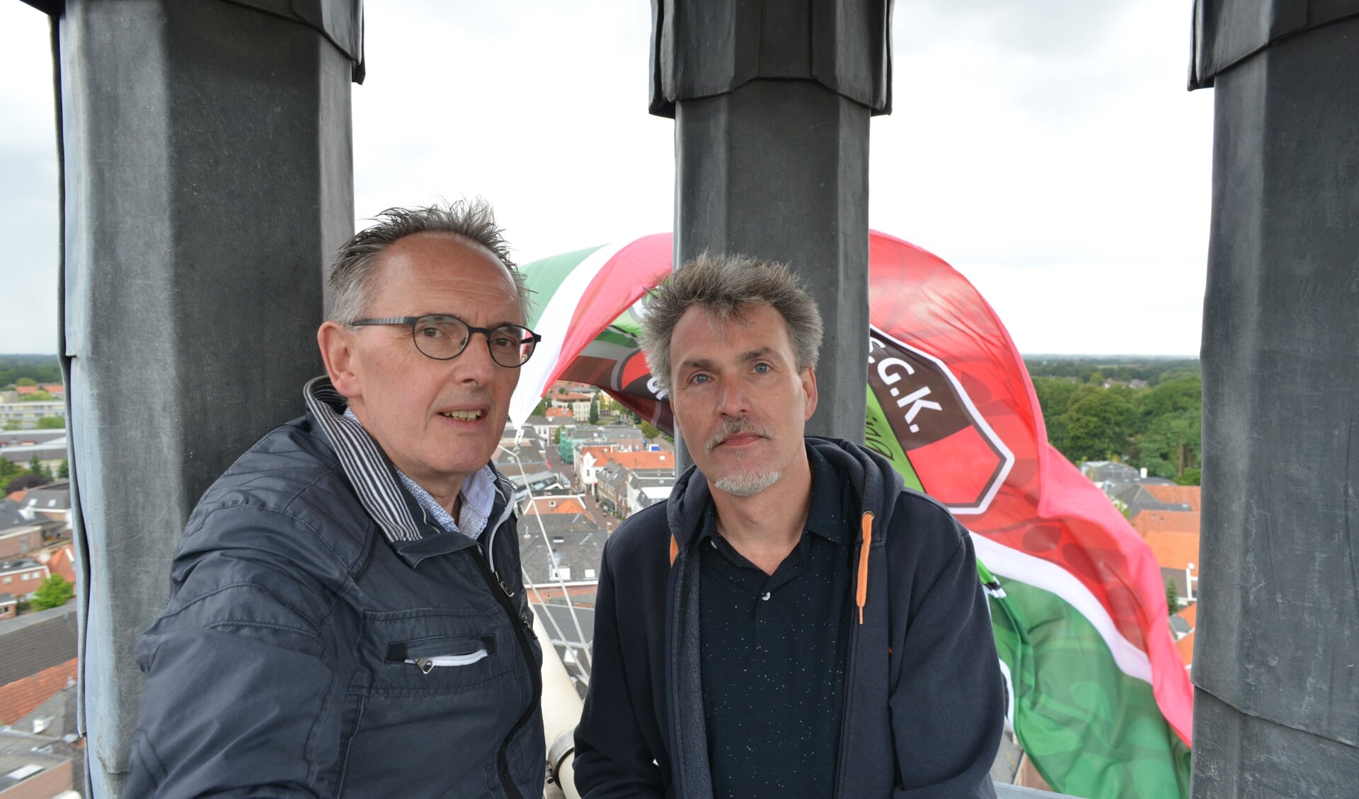 Marcel Oldenkotte (links) en Raymond Frank. Foto: SGK