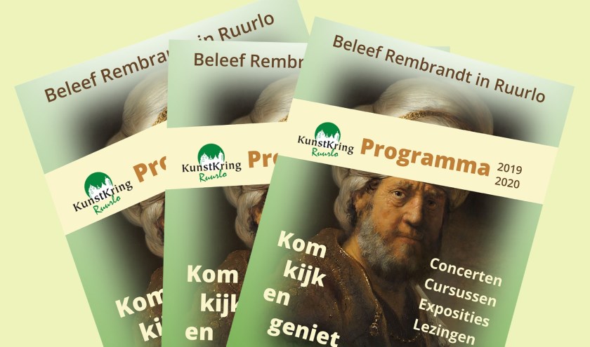 Het KunstKring-programma voor het komende seizoen is rond. Foto: PR