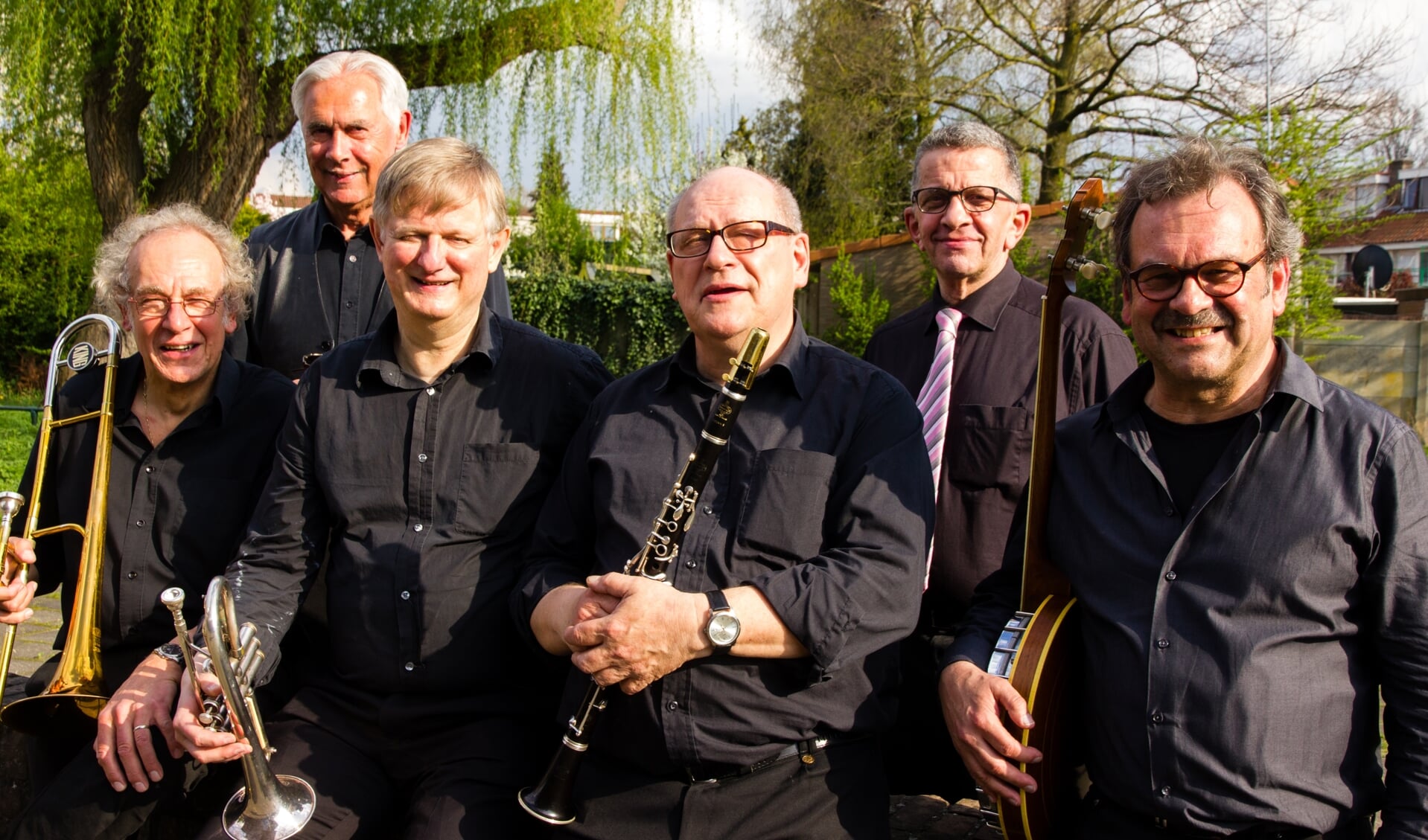 De Never Mind Jazz Band. Foto: Piet van der Putten