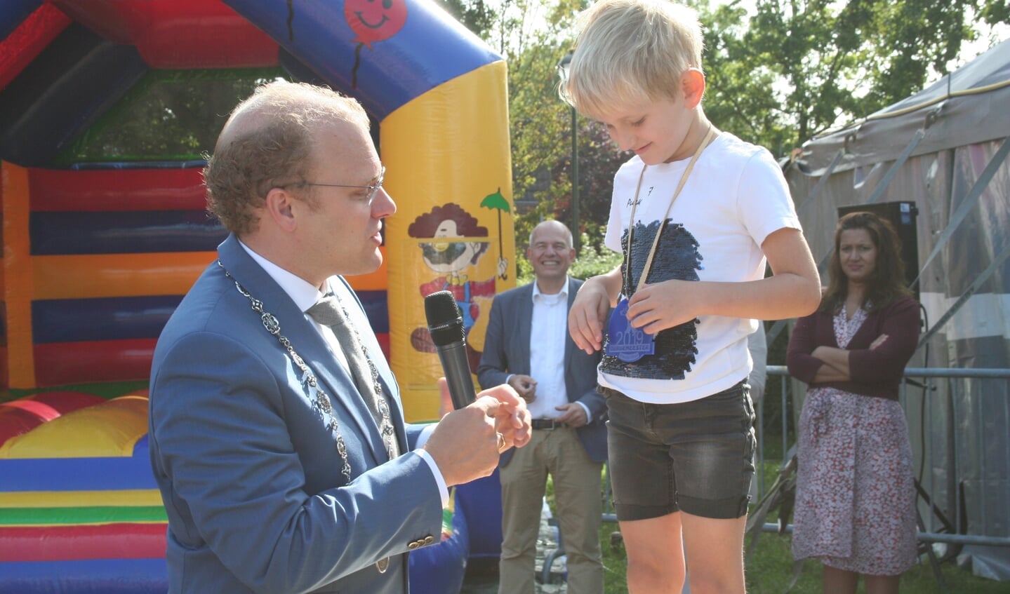 Puk werd burgemeester van Kleuterstad. Foto: Verona Westera