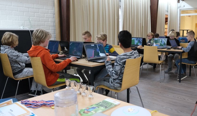 Voor de vorige editie van de Minecraft-wedstrijd was veel belangstelling. Foto: PR