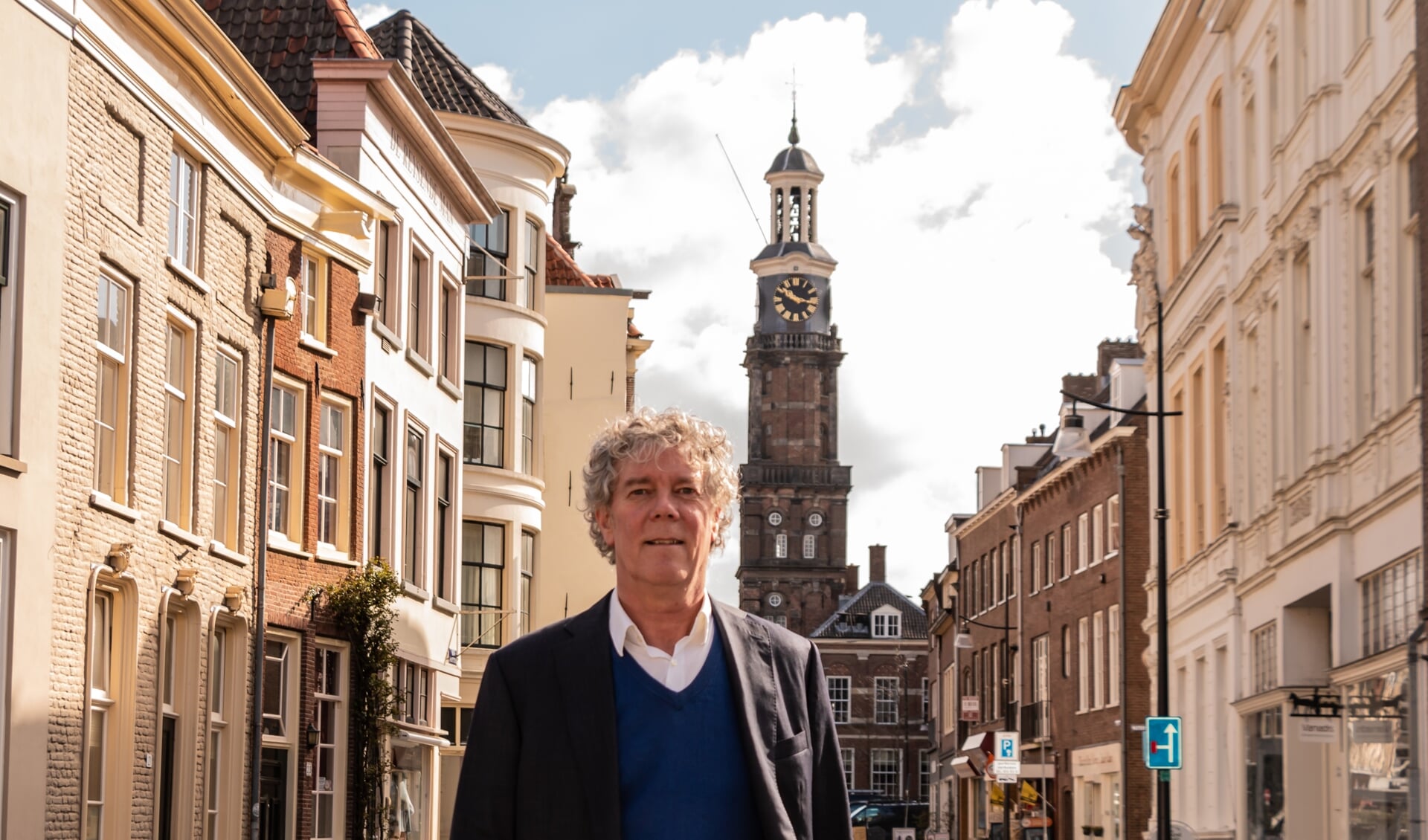 Hans Heesen kwam naar Zutphen om te schrijven. Foto: Henk Derksen