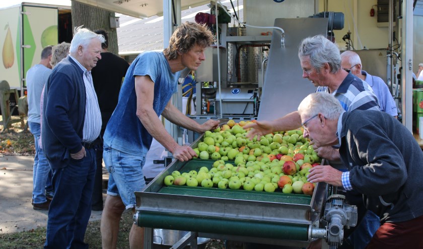 Laat fruit persen of kom kijken tijdens de Fruitpersdag. Foto: PR