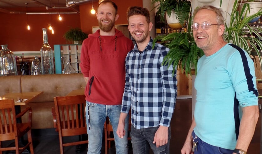 V.l.n.r.: Thomas, David en Frank Loef. Foto: Meike Wesselink