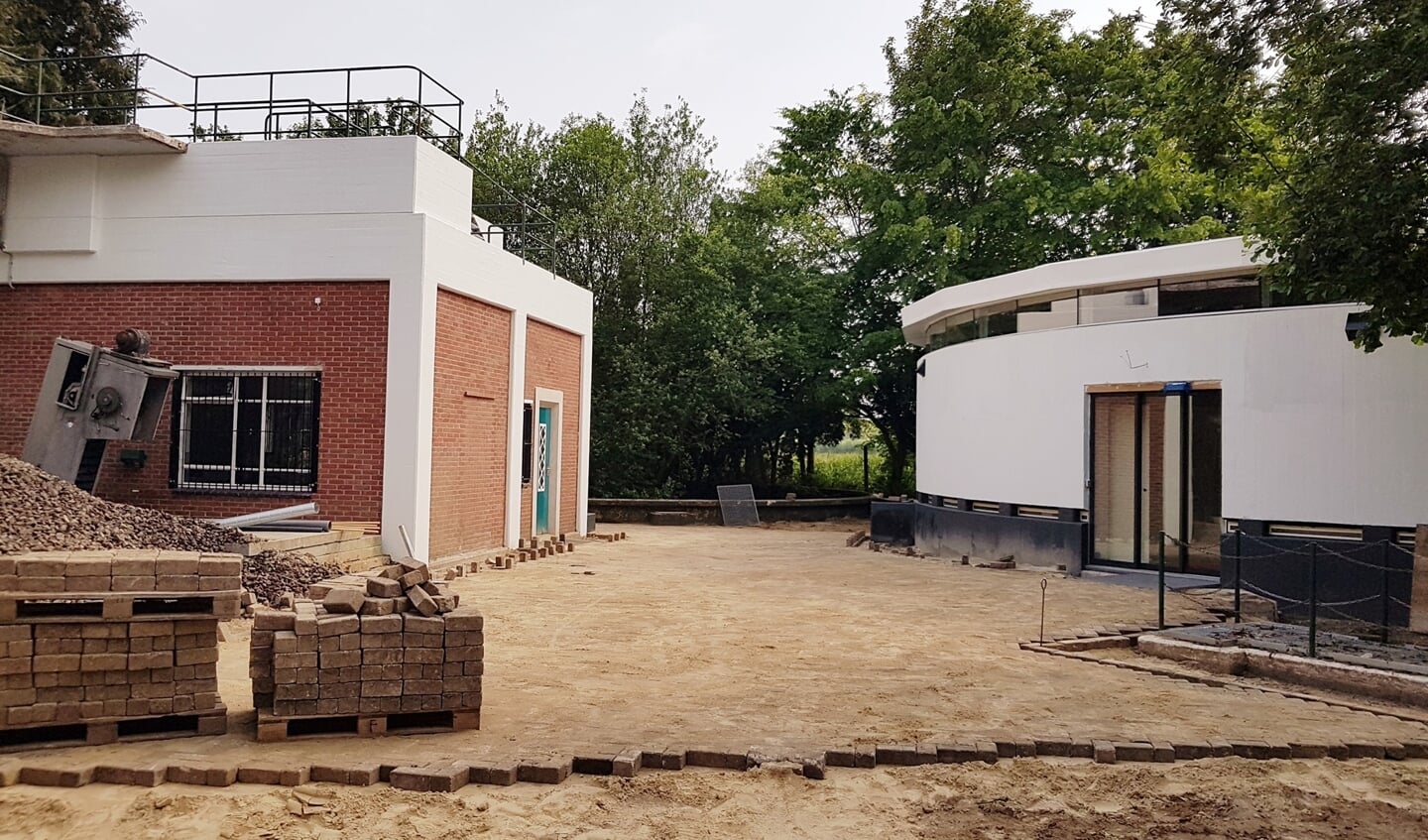 Het nieuwe bezoekerscentrum van natuurpark Kronenkamp. Foto: JdW Studios