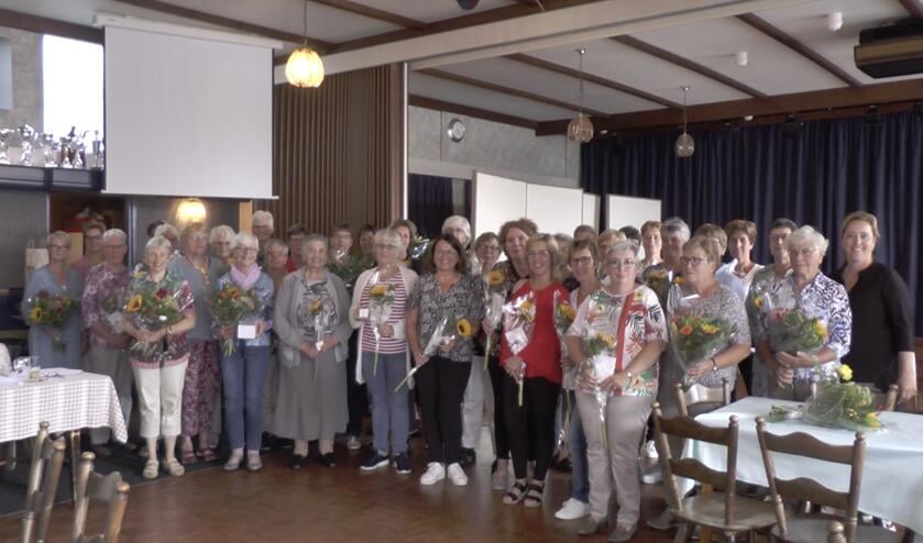 De jubilarissen werden in het zonnetje gezet. Foto: PR