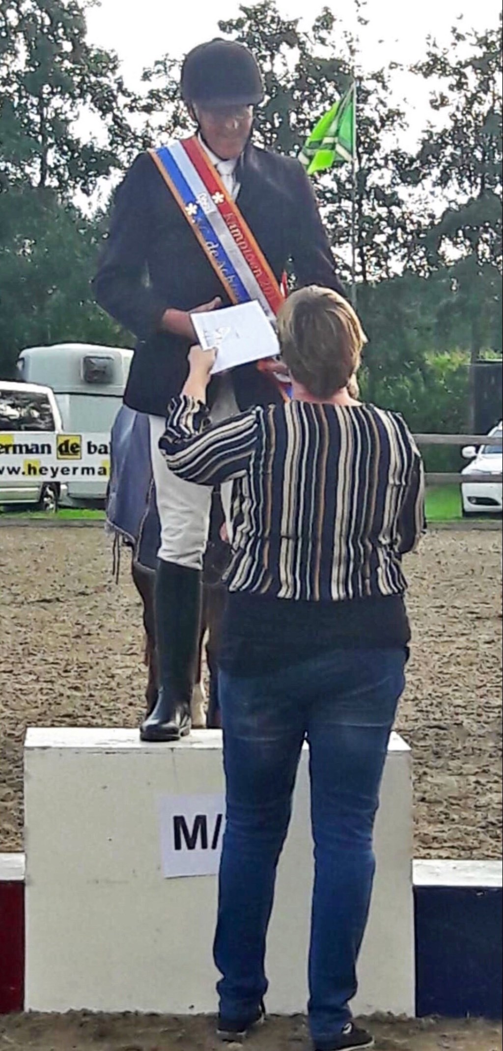 Jan won de eerst prijs. Foto: PR