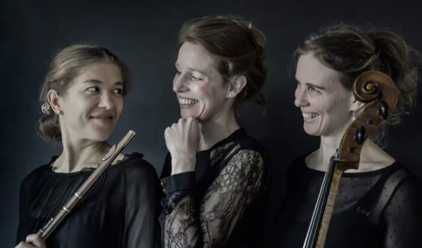 Trio Mirach verzorgt het laatste boerenerfconcert van Paaspop Klassiek. Foto: PR