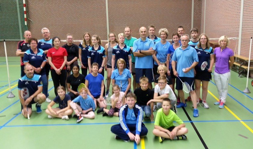 De badmintonners van Berkelland en Oost Gelre werken samen. Foto: PR