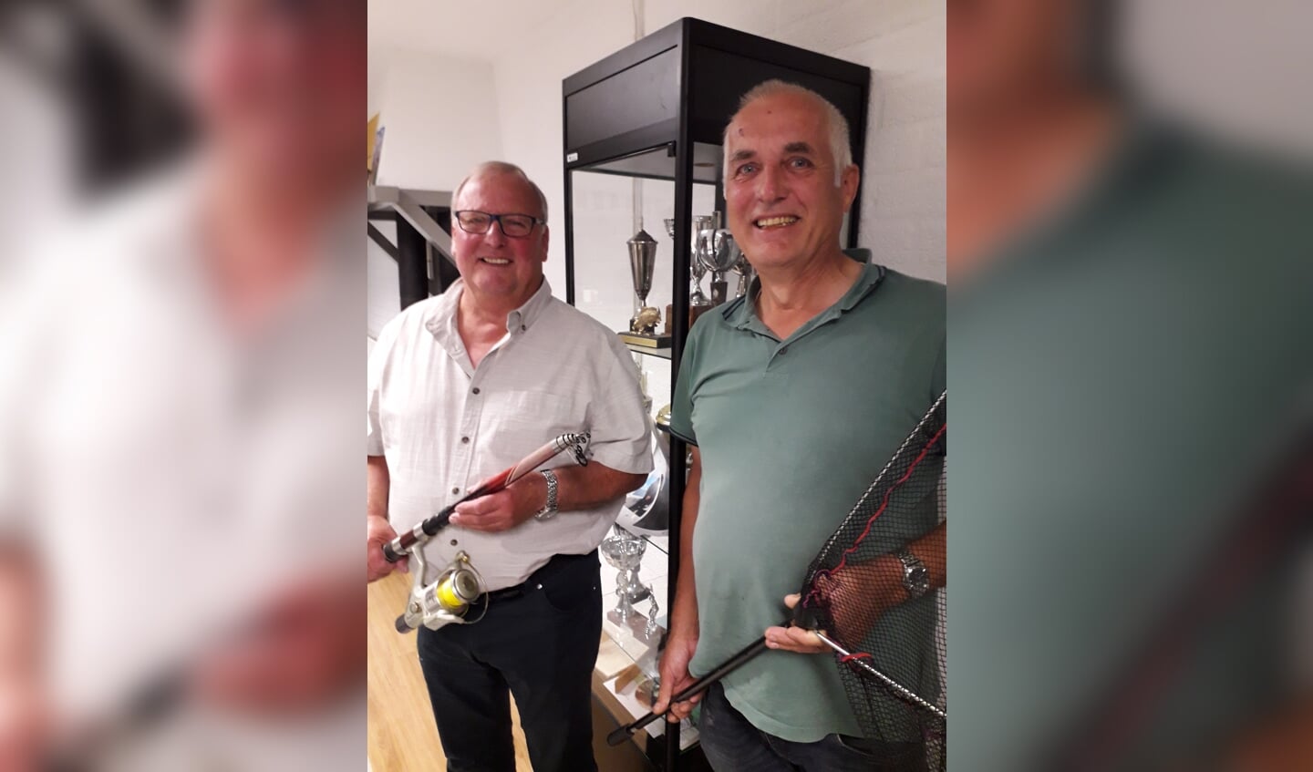 Arie Doornink (rechts) en Wilfried Brand. Foto: Han Rutgers