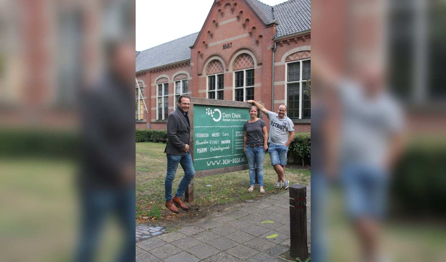 Drie nieuwe aspirant-bestuursleden voor Den Diek. Vlnr: Freek Jansen, Femke Dusseldorp en Jeroen Dusseldorp. Foto: Annekée Cuppers