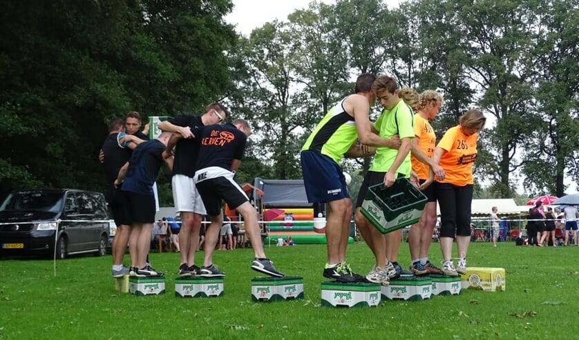 Samenwerken en plezier hebben tijdens een vorige editie van de Heurnse Slag. Foto: PR