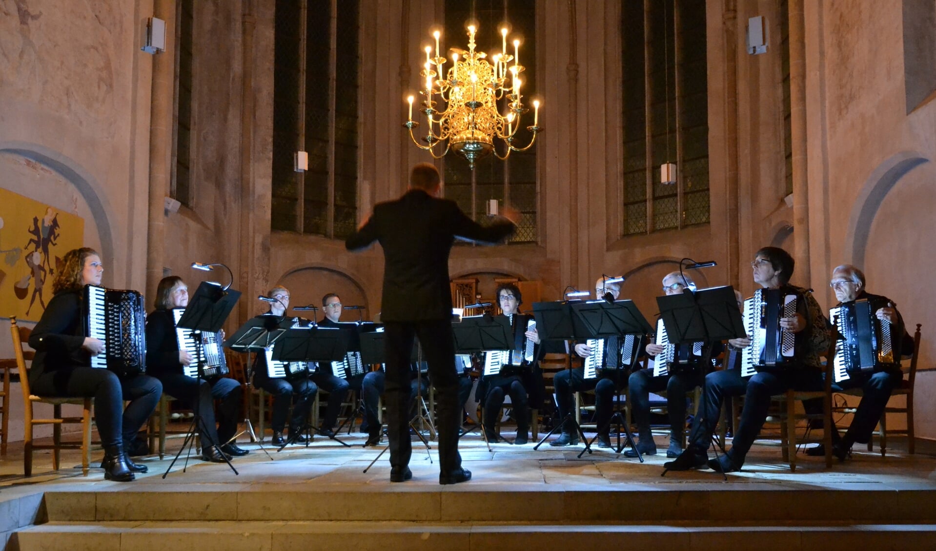 Het orkest in actie. Foto: PR